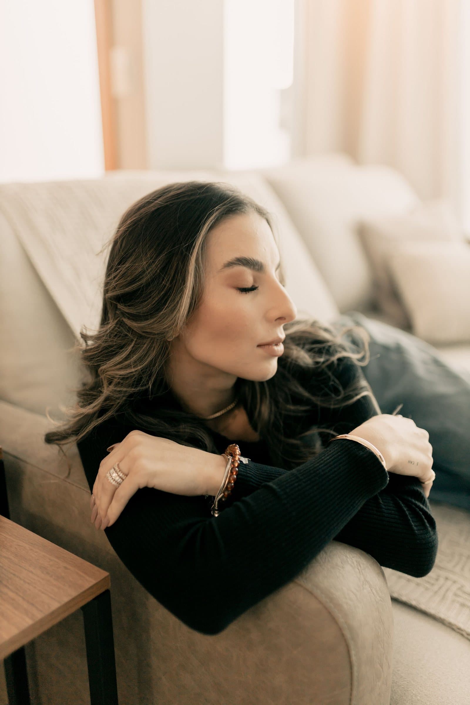 Quiet rest in natural indoor light
